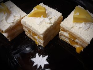 mangós túrószelet