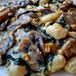 🌿Spenótos gnocchi recept gombával és kukoricával