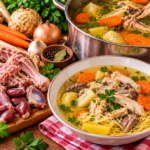 🍲 Házi csirkeleves aprólékból, belsőségekből és csontos húsrészekből