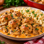 🍄 Bakonyi húsgombóc – szaftos, tejfölös, klasszikus magyar recept