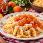 🍝 Grízes tészta baracklekvárral – klasszikus házias recept